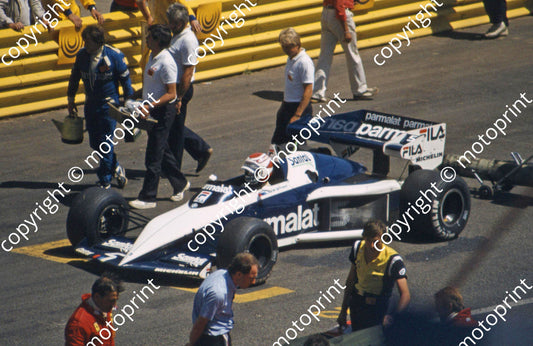 SS Piquet Brabham BT52 not perfectly sharp (Thanks to Colin Burgess)