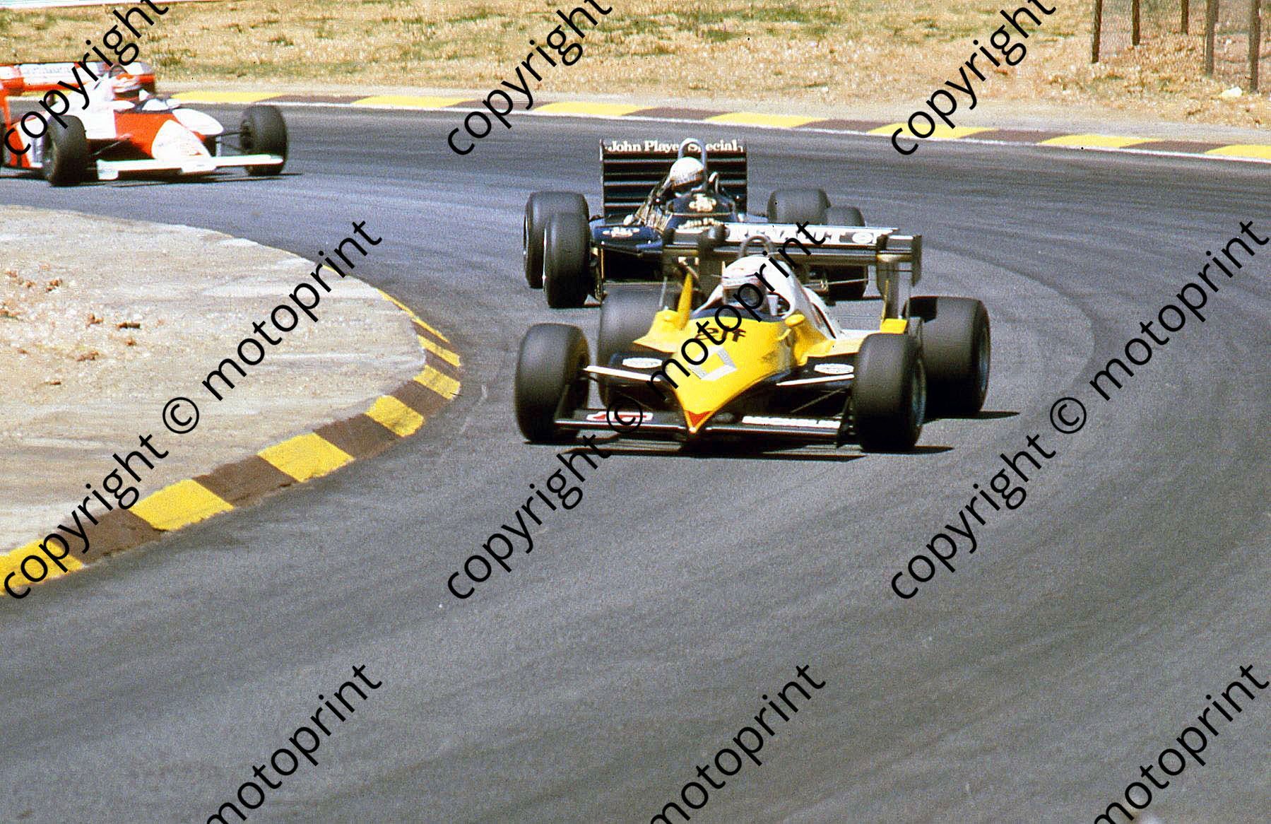 SS Prost Renault RE40, De Angelis Lotus 94, Lauda McLaren MP4-1e ...