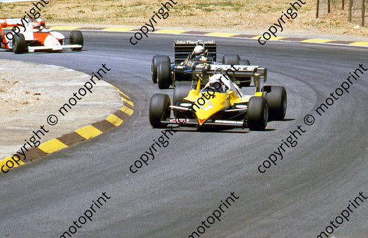 SS Prost Renault RE40, De Angelis Lotus 94, Lauda McLaren MP4-1e