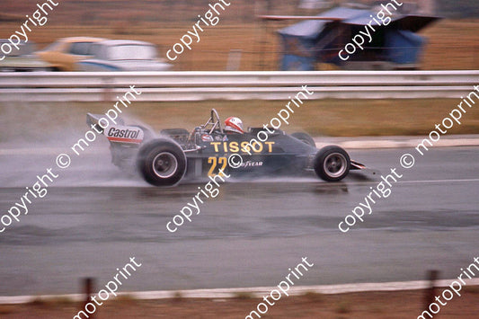 SS Regazzoni Ensign N177 rain practice