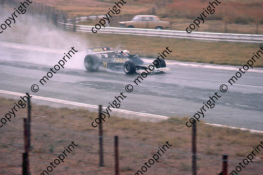 SS Regazzoni Ensign N177 wet practice