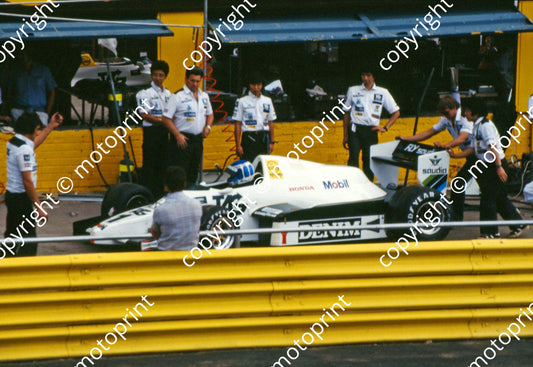 SS Rosberg Williams FW09 not perfectly sharp (Thanks to Colin Burgess)