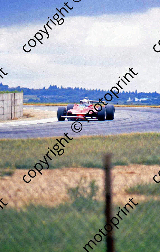 SS Scheckter Ferrari 312T5 Sunset warm up