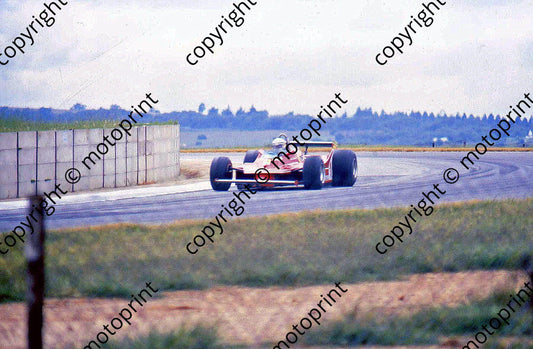 SS Scheckter Ferrari 312T5 warm up Sunset 2