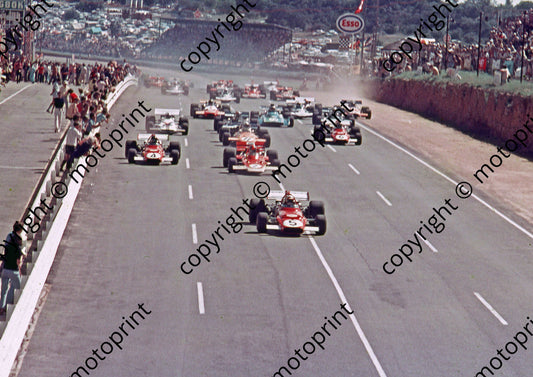 SS Start Regazzoni_ Fittipaldi, Ickx, Hulme,  Andretti (Thanks to Ken Stewart) scanned A4.