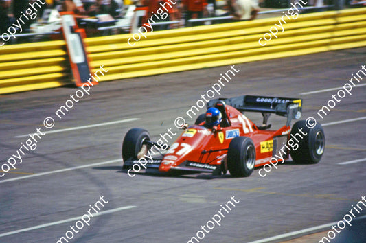 SS Tambay Ferrari 126C3 not perfectly sharp (Thanks to Colin Burgess)