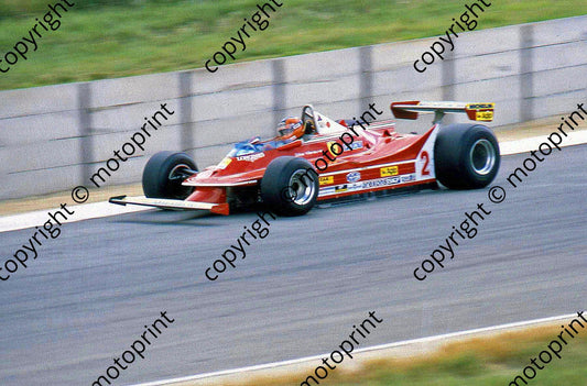 SS Villeneuve Ferrari 312T5 Sunset