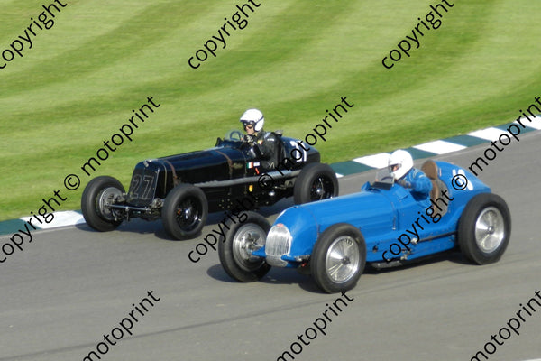 SS 18 Bugatti Type 59-50B111 Tom Dark 27 ERA B type R10B practice (40 ...