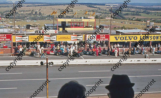SS (thanks Stuart Falconer) a 200 1970 SA GP pits from LH Love, Courage,  BRMs