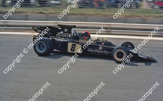 SS (thanks Stuart Falconer) a 282 1972 SA GP E Fittipaldi Lotus 72