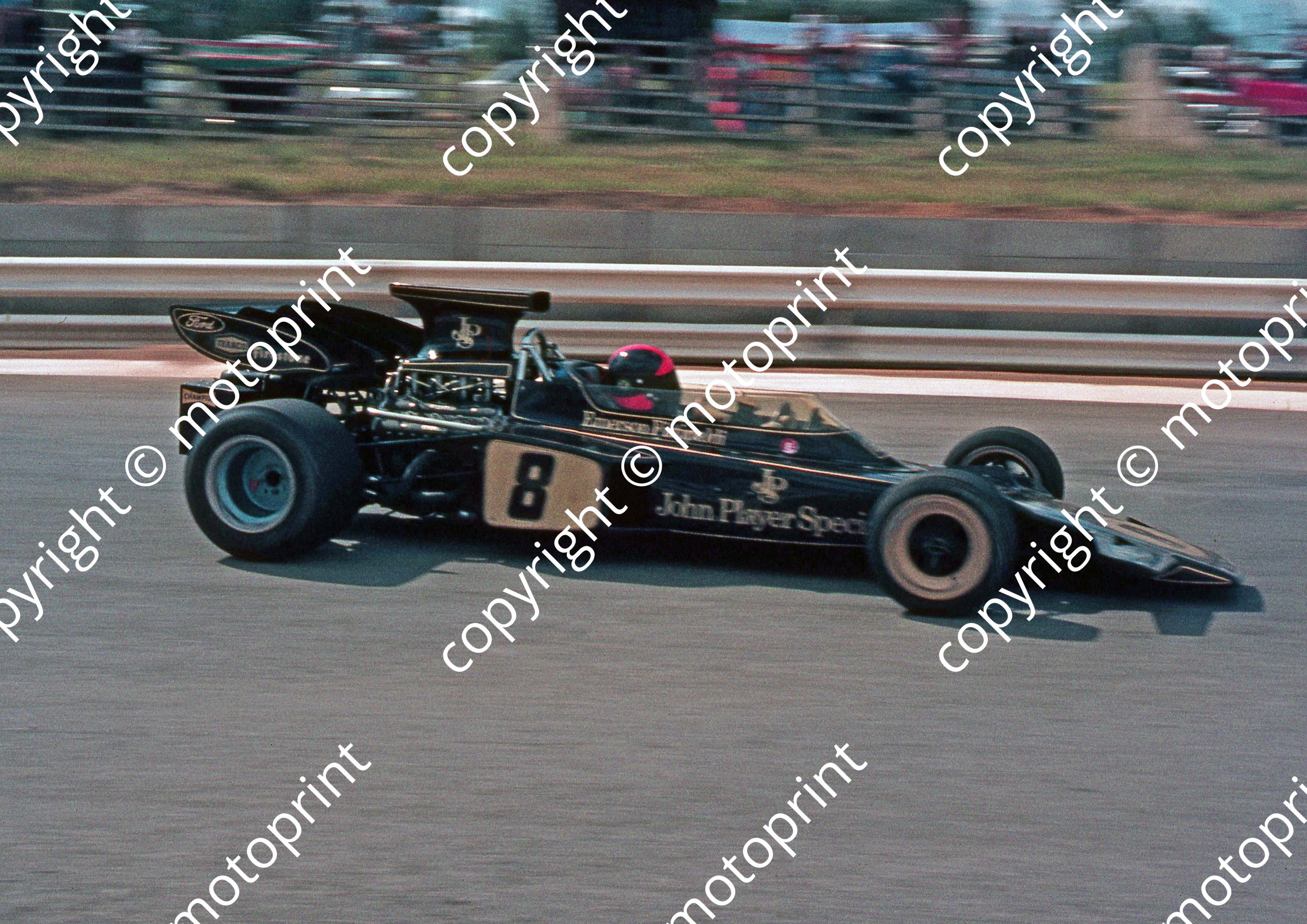 Stuart Falconer SS (thanks Stuart Falconer) a 282 1972 SA GP E Fittipaldi Lotus 72 sca ...