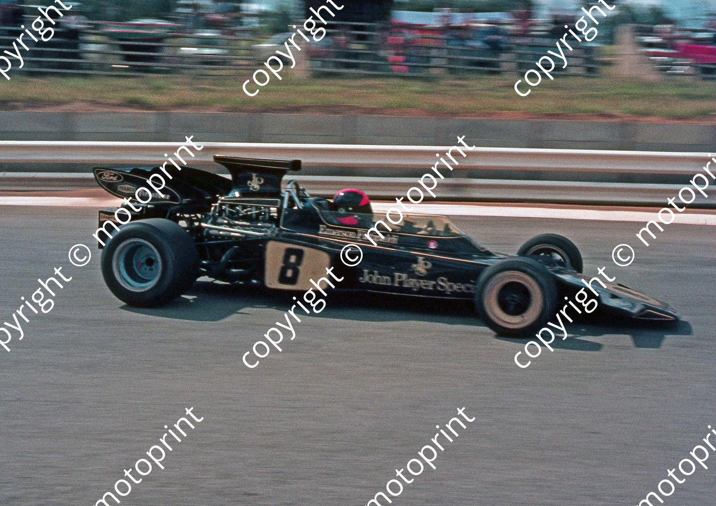 SS (thanks Stuart Falconer) a 282 1972 SA GP E Fittipaldi Lotus 72  scanned 20x30 cm a4