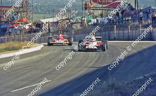 SS (thanks Stuart Falconer) a 366 1974 SA GP Mass Surtees TS16; Lauda 312T