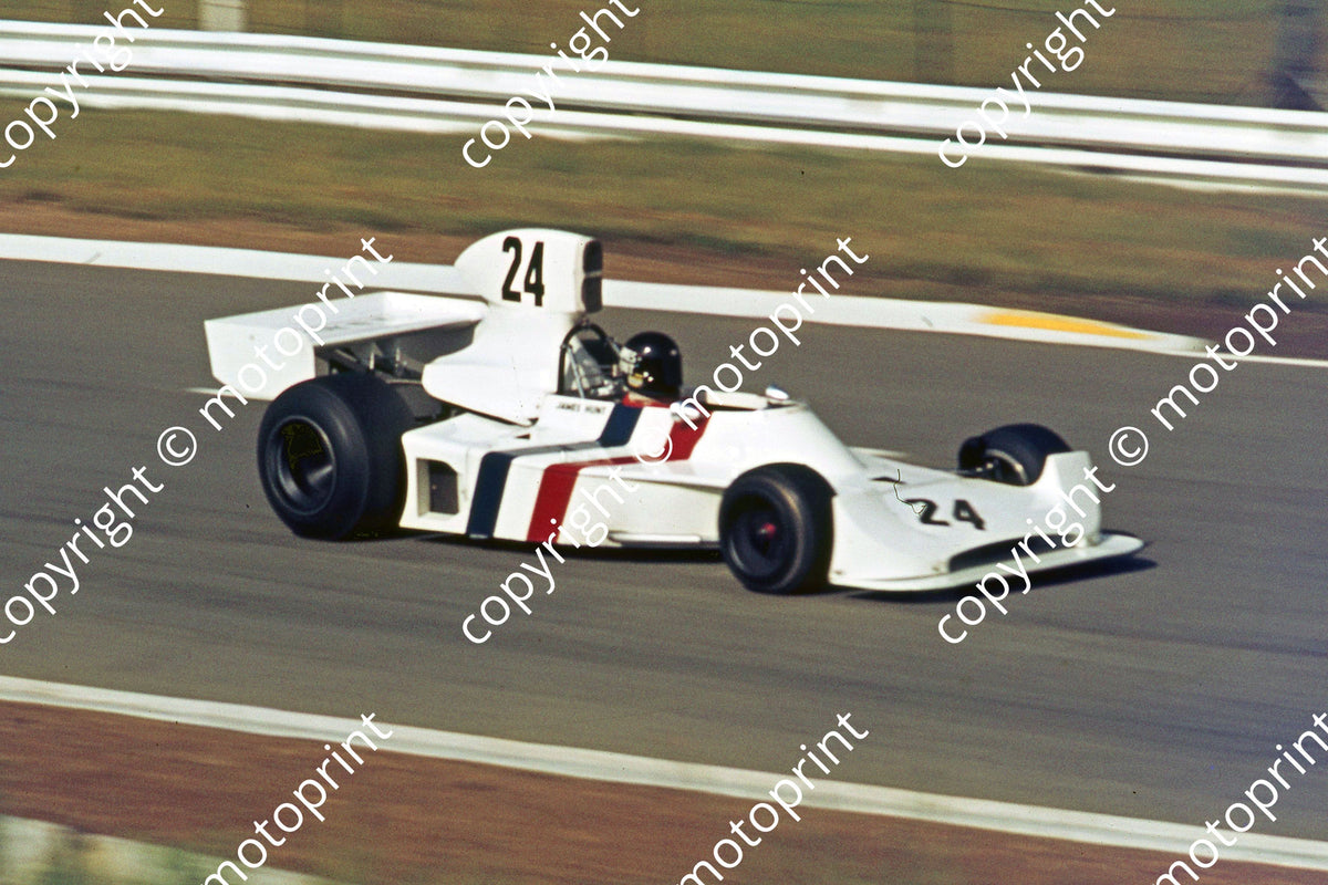 Stuart Falconer SS (thanks Stuart Falconer) a 377 1974 SA GP Hunt Hesketh 308 NOT PIN ...
