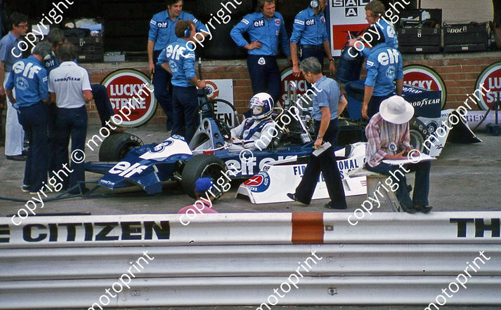 SS (thanks Stuart Falconer) a 607 1978 SA GP pits Pironi stripped Tyrr ...
