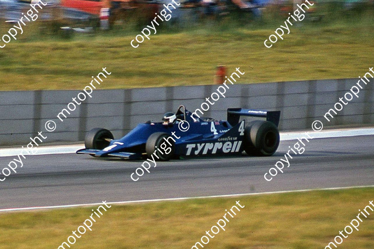 SS (thanks Stuart Falconer) a 686 1979 SA GP Jarier Tyrrell 009 NOT PIN SHARP