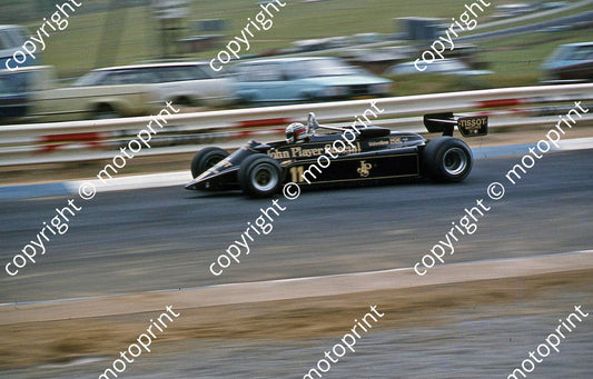 SS (thanks Stuart Falconer) a 807 1982 SA GP  De Angelis Lotus
