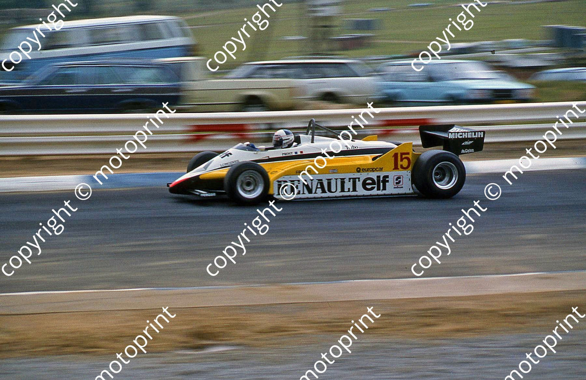 Stuart Falconer SS (thanks Stuart Falconer) a 808 1982 SA GP Prost Renault – Motoprint