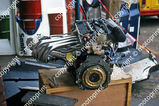 SS (thanks Stuart Falconer) a 793 1982 SA GP pits BMW eng on stand