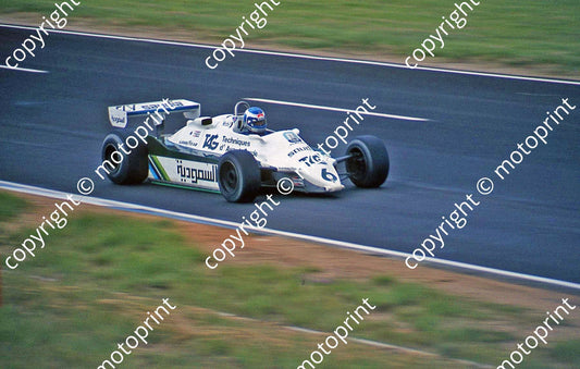 SS (thanks Stuart Falconer) a 825 1982 SA GP Rosberg Williams FW07C
