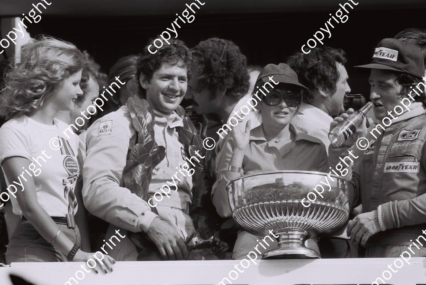 SS podium Jody, Pam Scheckter Depailler 2