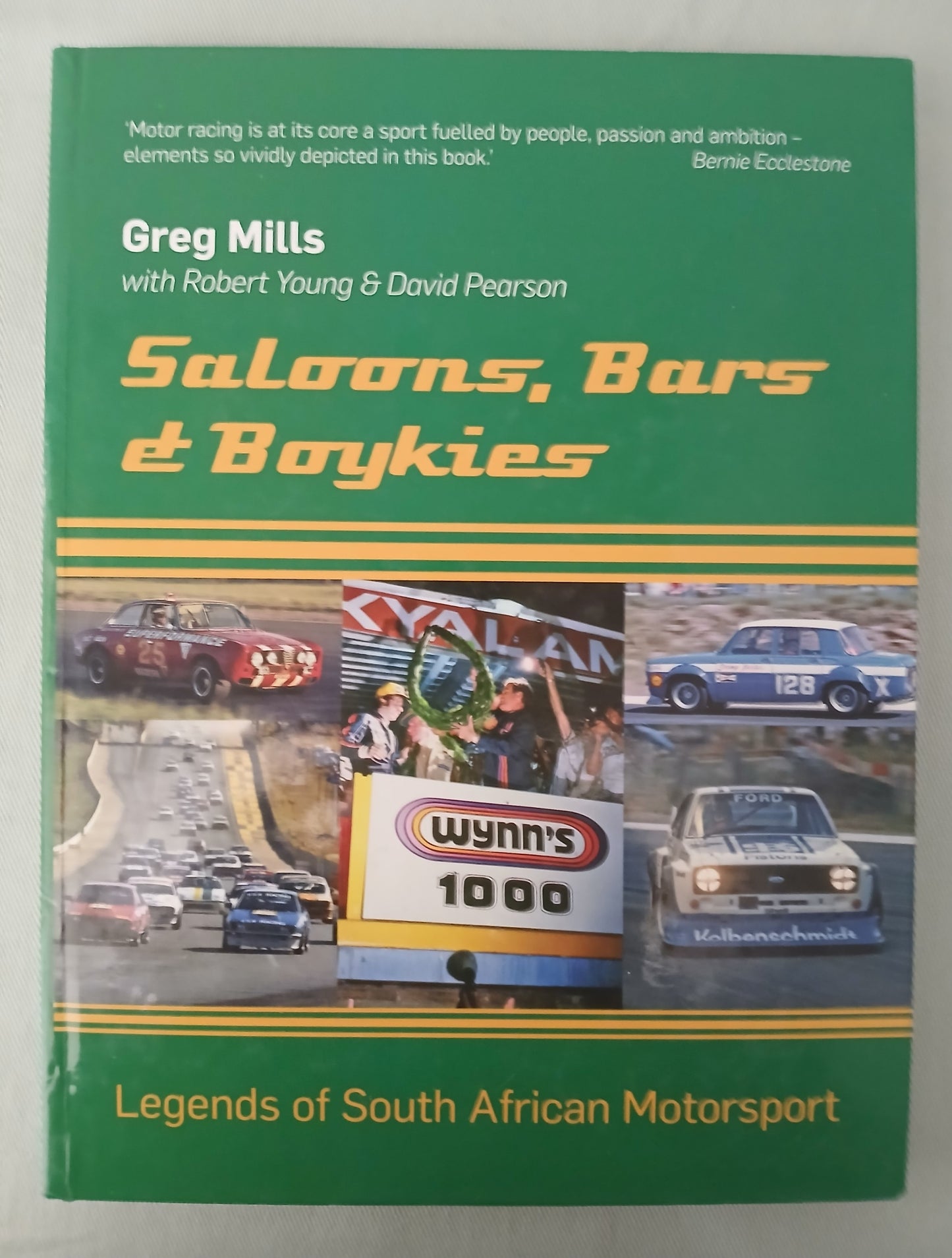 Saloons, Bars & Boykies – Legends of South African Motorsport, a book written by Greg Mills, with Robert Young and David Pearson