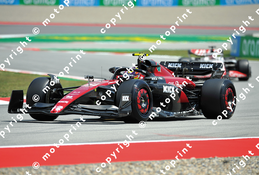 2023 G.Zhou Alfa Romeo GP Spain (courtesy Paolo D'Alessio)