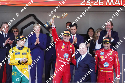 2024 C.Leclerc-Ferrari GP monaco winner (courtesy Paolo D'Alessio)
