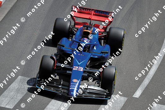 2023 A.Albon Williams Mercedes GP Monaco (courtesy Paolo D'Alessio)