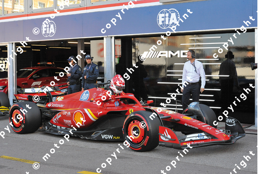 2024 C-Leclerc Ferrari pole position monaco gp (courtesy Paolo D'Alessio)
