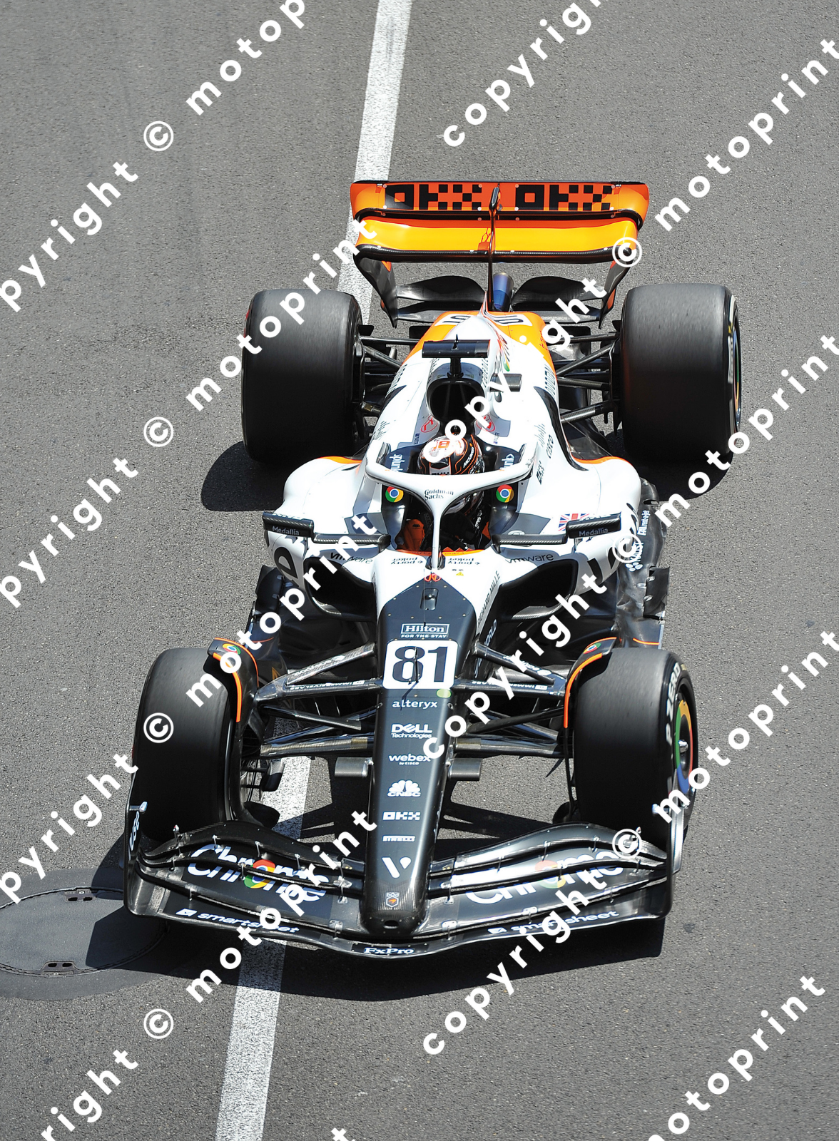 2023 O.Piastri McLaren Mercedes GP Monaco (courtesy Paolo D'Alessio)