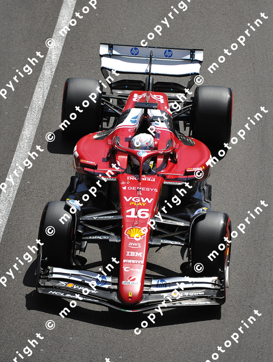 2025 C.Leclerc Ferrari GP Monaco (courtesy Paolo D'Alessio)
