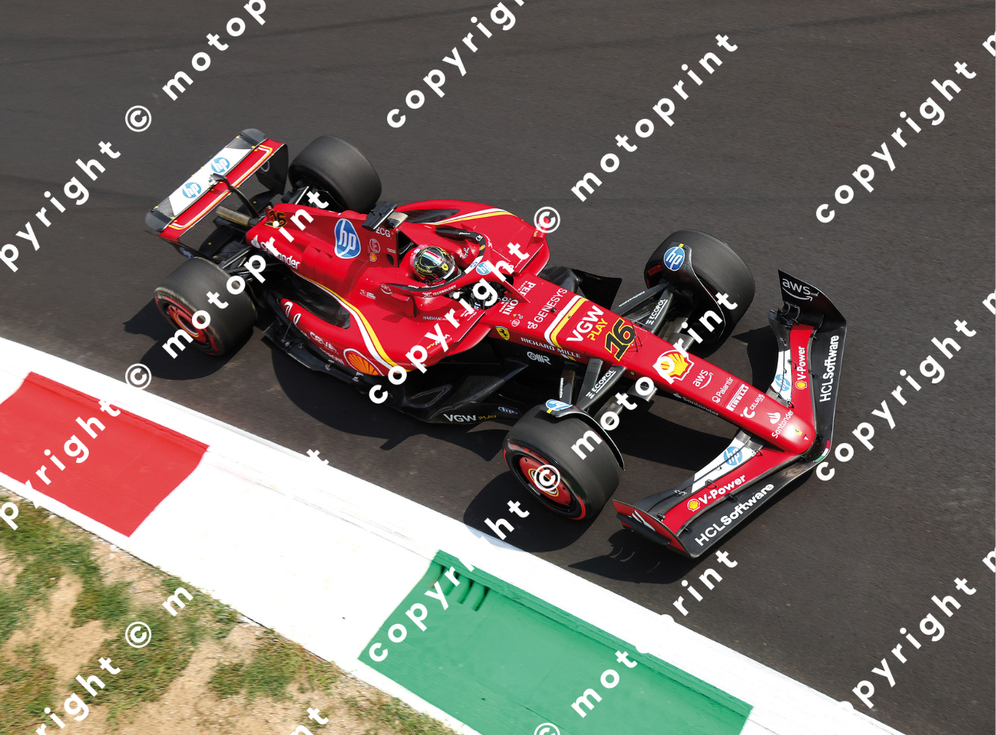 2024 C.Leclerc GP Italy winner (courtesy Paolo D'Alessio)