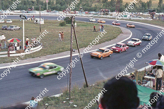 a 298 1972 SA GP  saloons Tunmer V6 Capri, Gunston Capri, Chatz Alfa, Keizan V6, Thomas Firenza