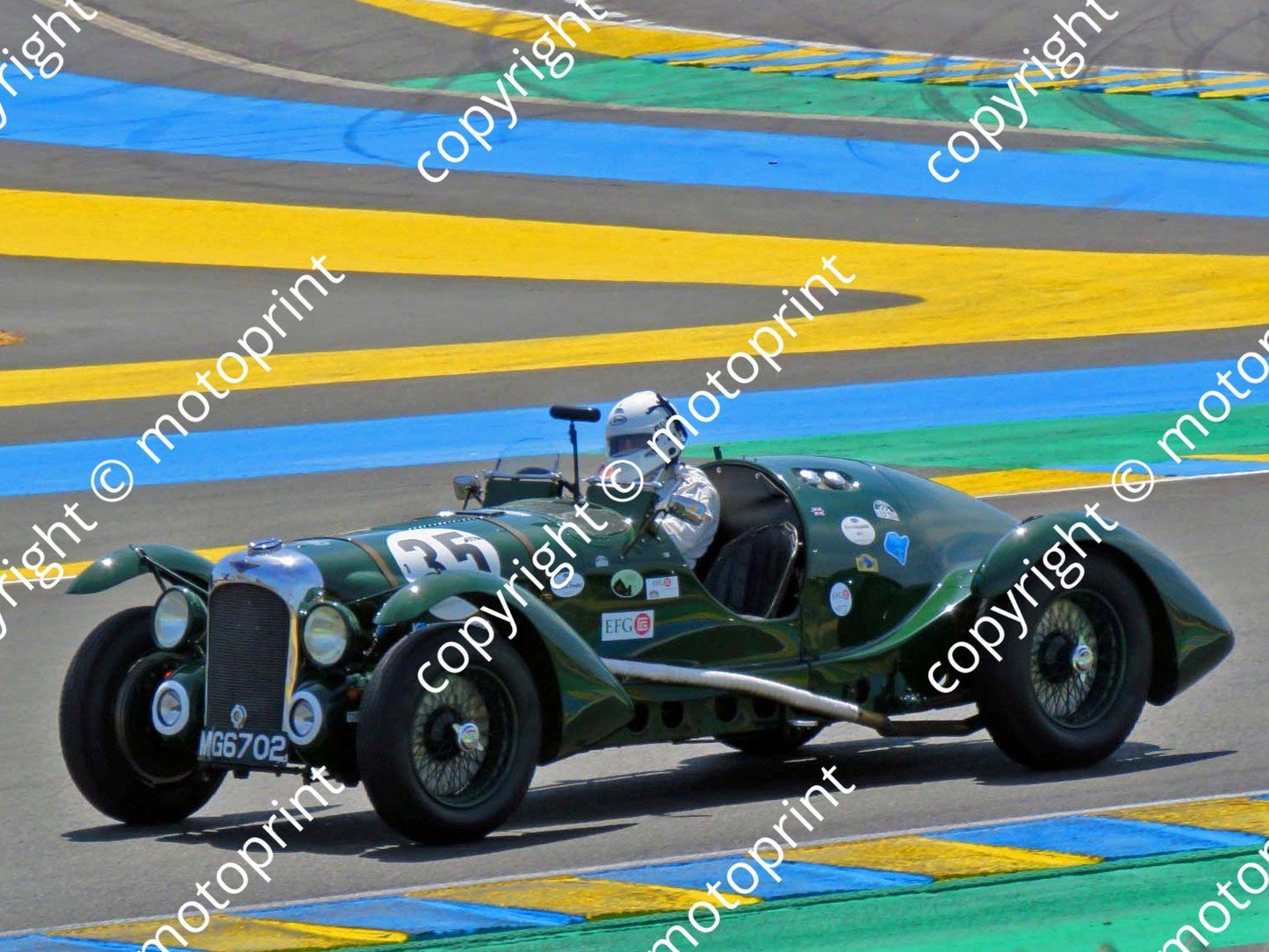grid 1 35 Lagonda V12 Le Mans Robert Lewis prac  (11)