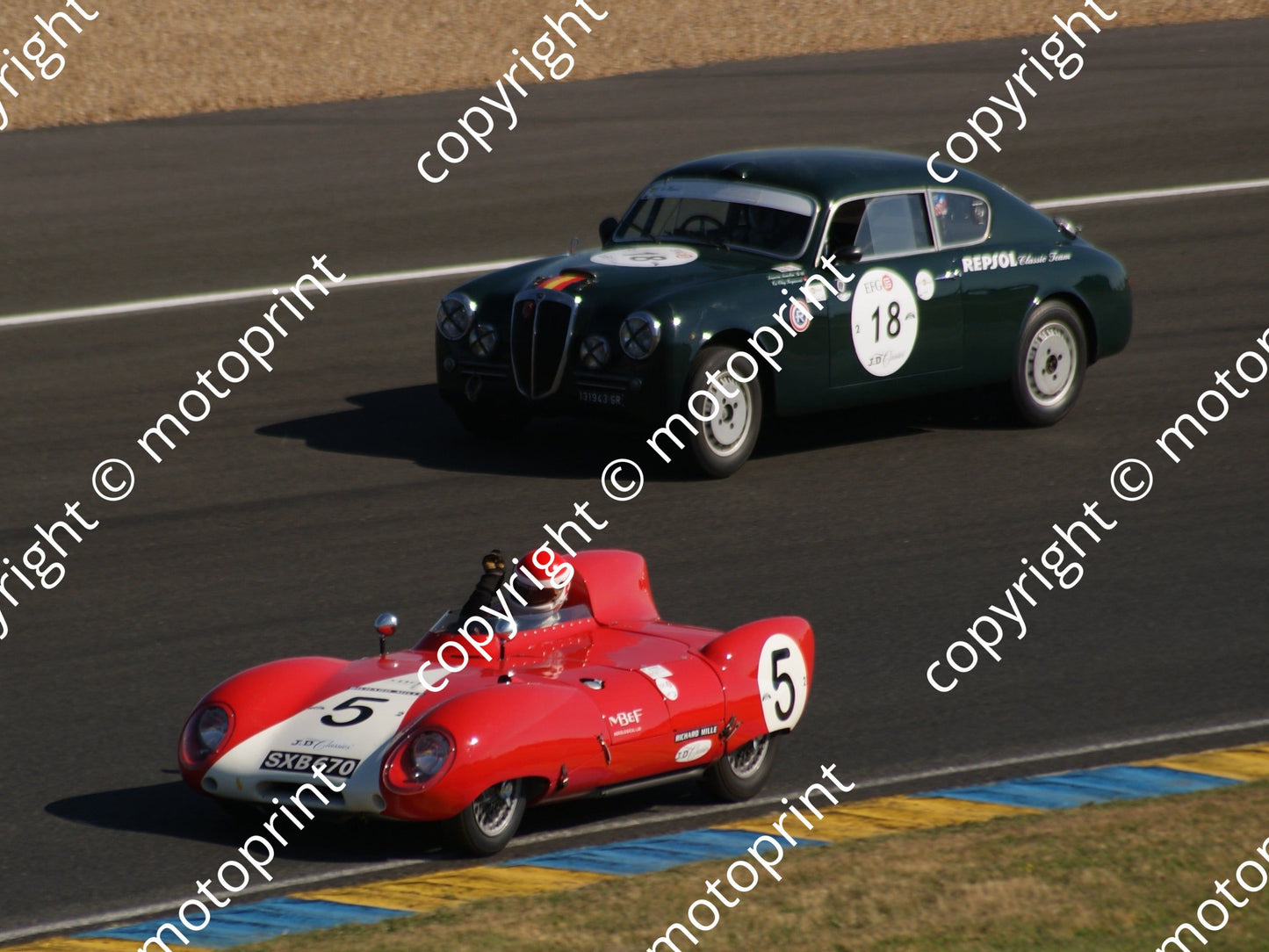 grid 2 18 Lancia Aurelia B20 Luis Delso, Camilo Steuer 5 Lotus XI 1500 'Seiss' Sat pm (41)