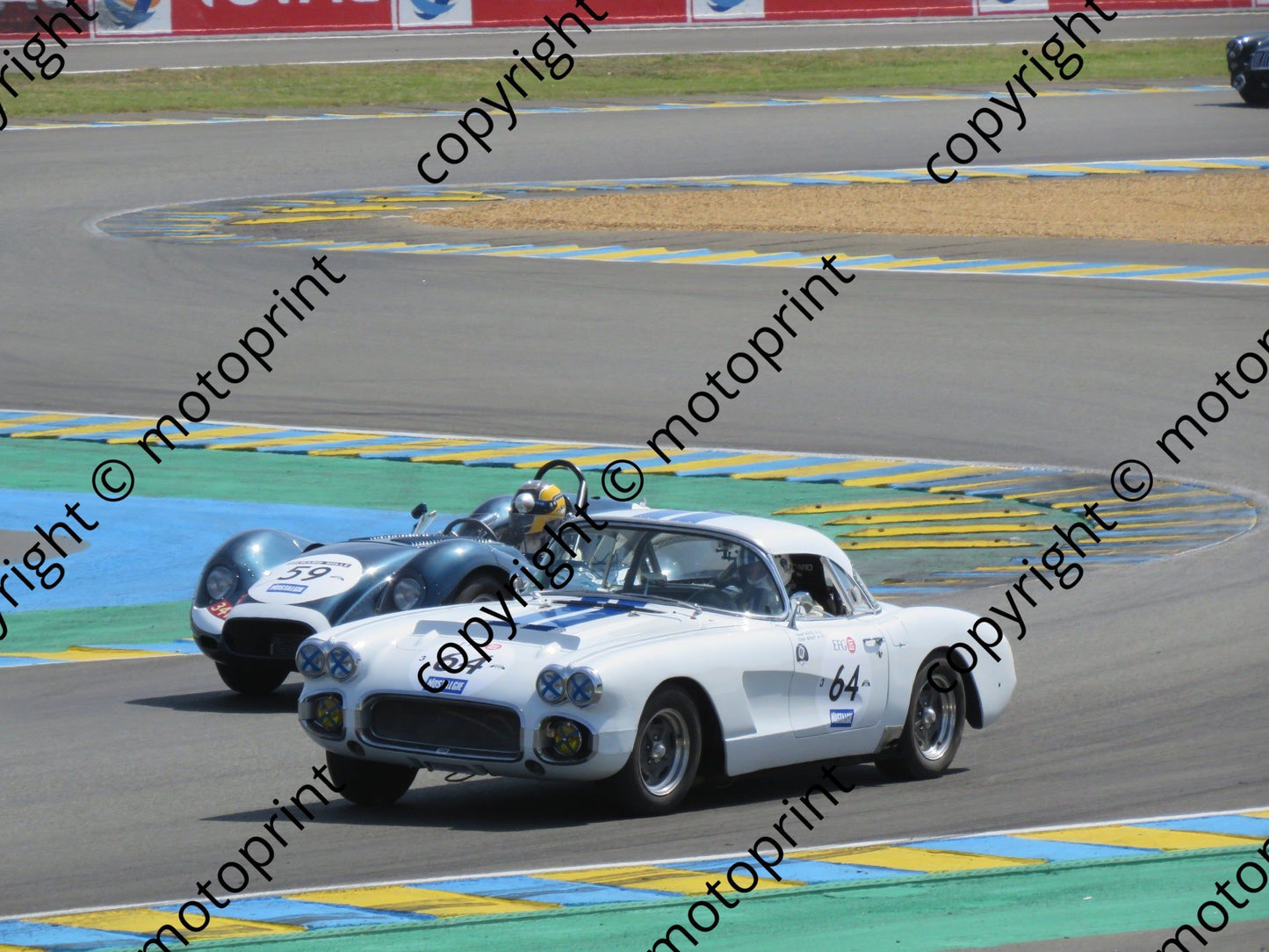 grid 3 64 Chev Corvette C1 Vincent Gleyze, Olivier Monot prac  (34)