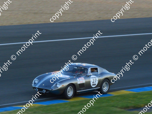 grid 4 27 Ferrari 275GTB Laurent Desplaces, Jeaan-Luc Bois Sat pm (37)